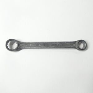 Indestro Wrench Chicago USA Vintage 7/16 3/8 Box Drop Forged Select Steel